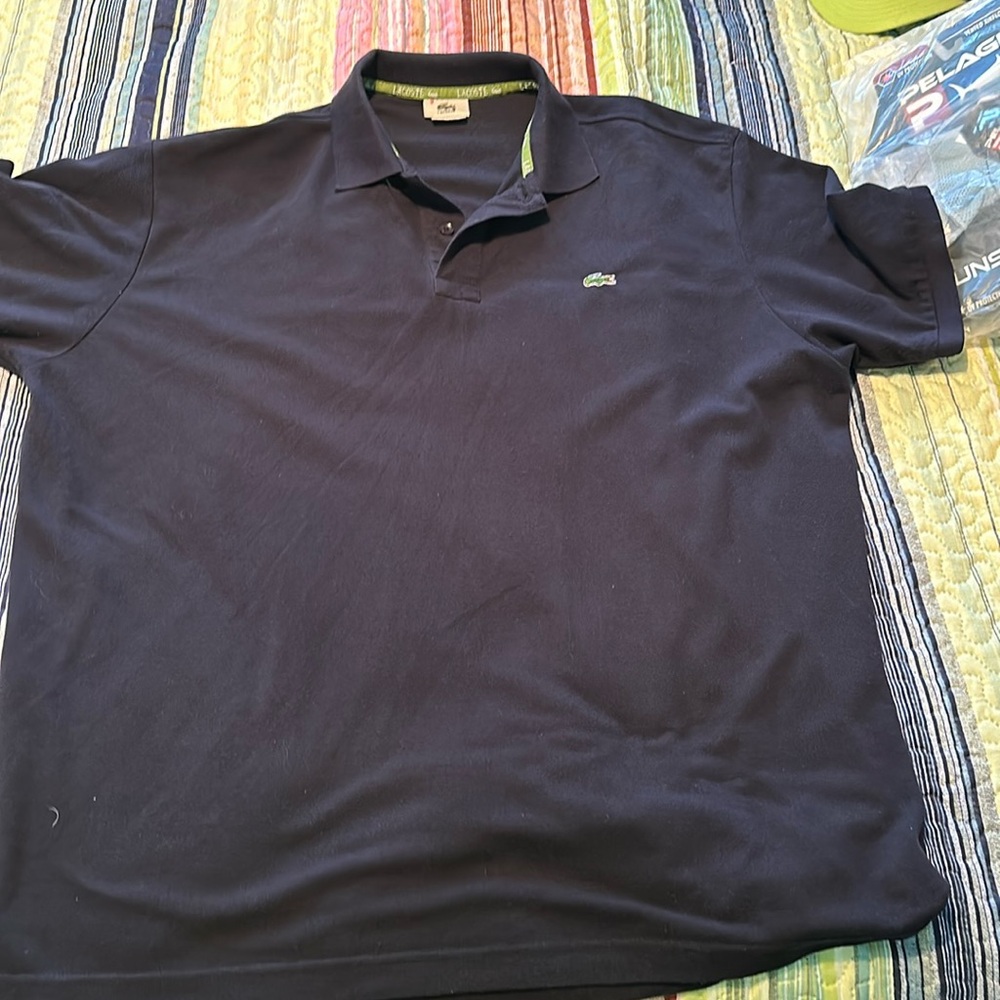 Gently worn Lacoste polo